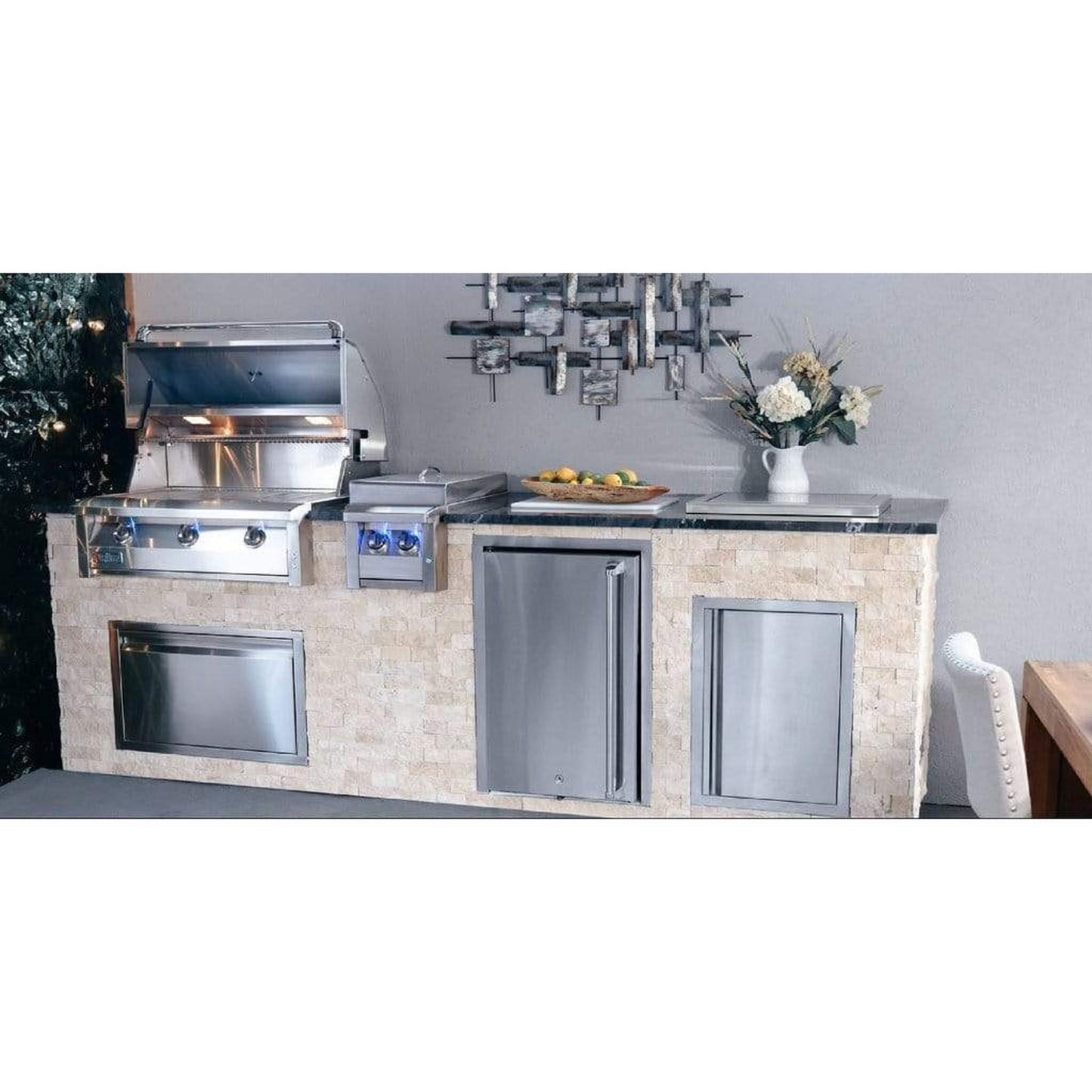 Renaissance ARG Series 36" 3-Burner Built-In Natural Gas Grill