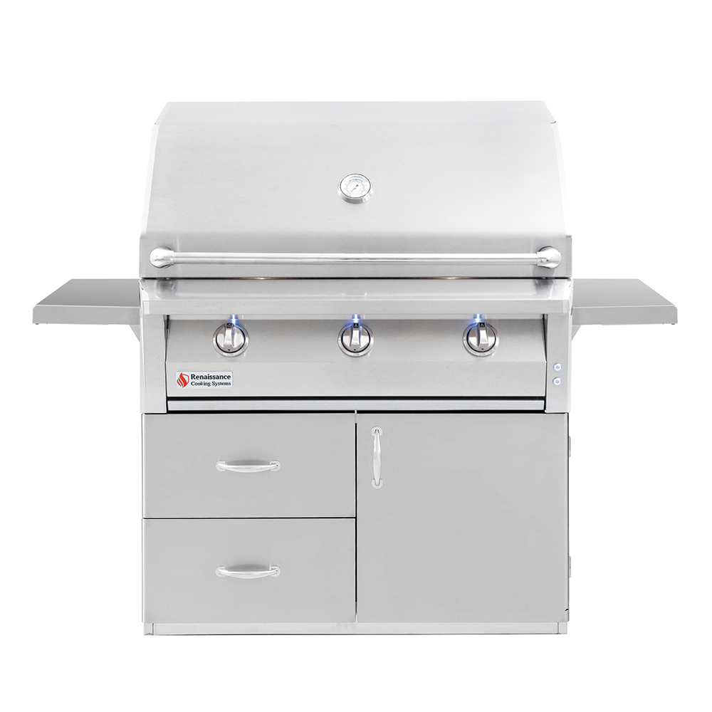 Renaissance ARG Series 42" 3-Burner Freestanding Liquid Propane Gas Grill