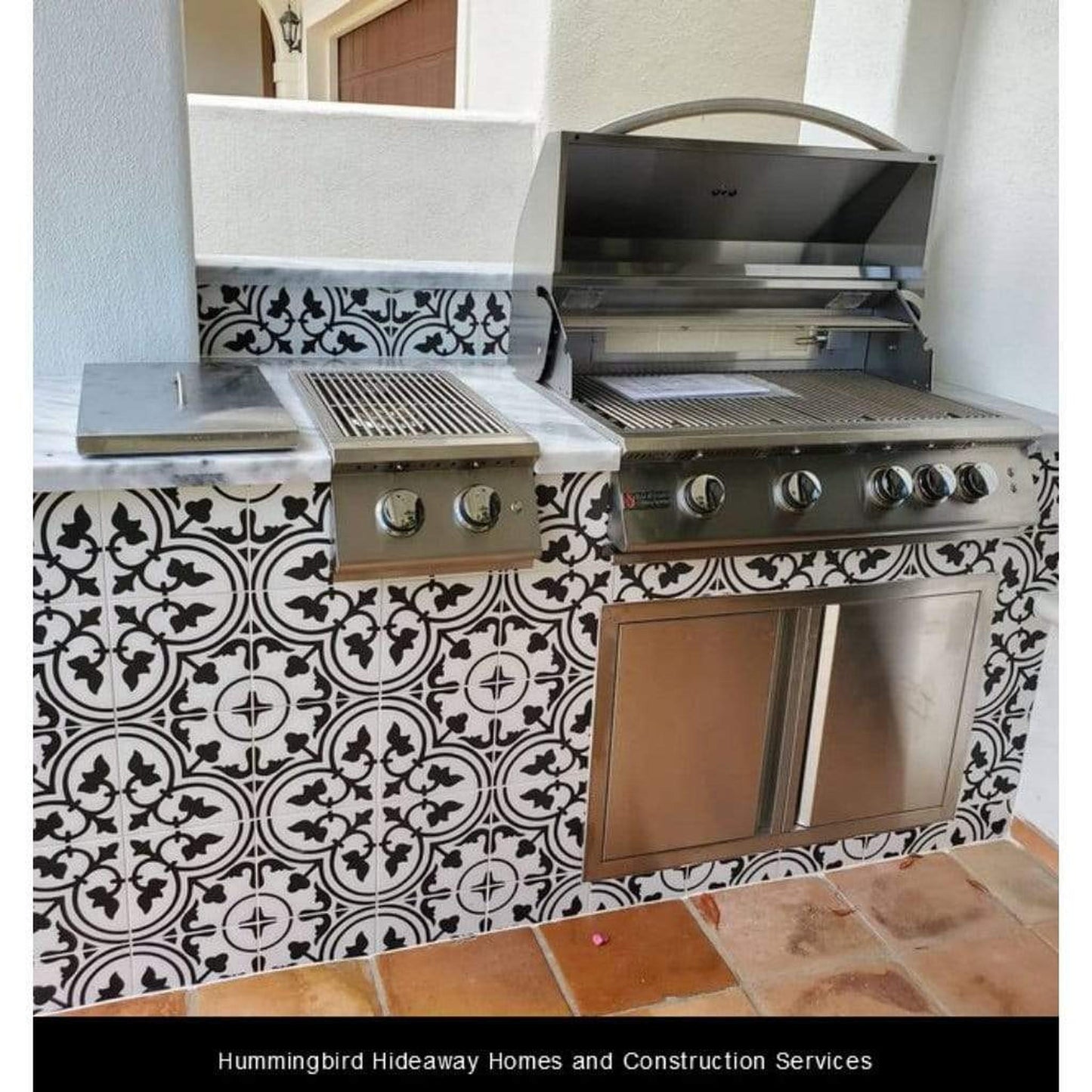 Renaissance Premier L Series 32" 5-Burner Built-In Natural Gas Grill With LED Lights