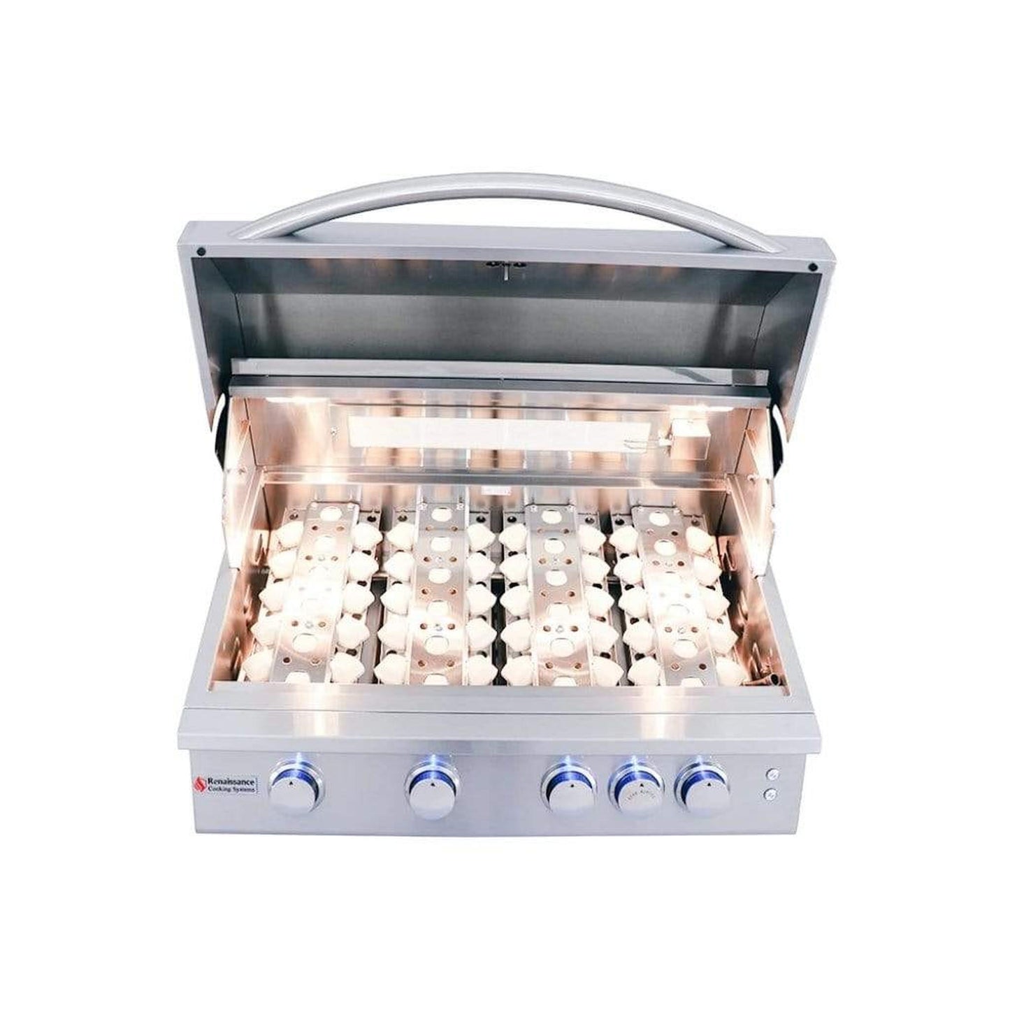 Renaissance Premier L Series 32" 5-Burner Freestanding Natural Gas Grill With LED Lights