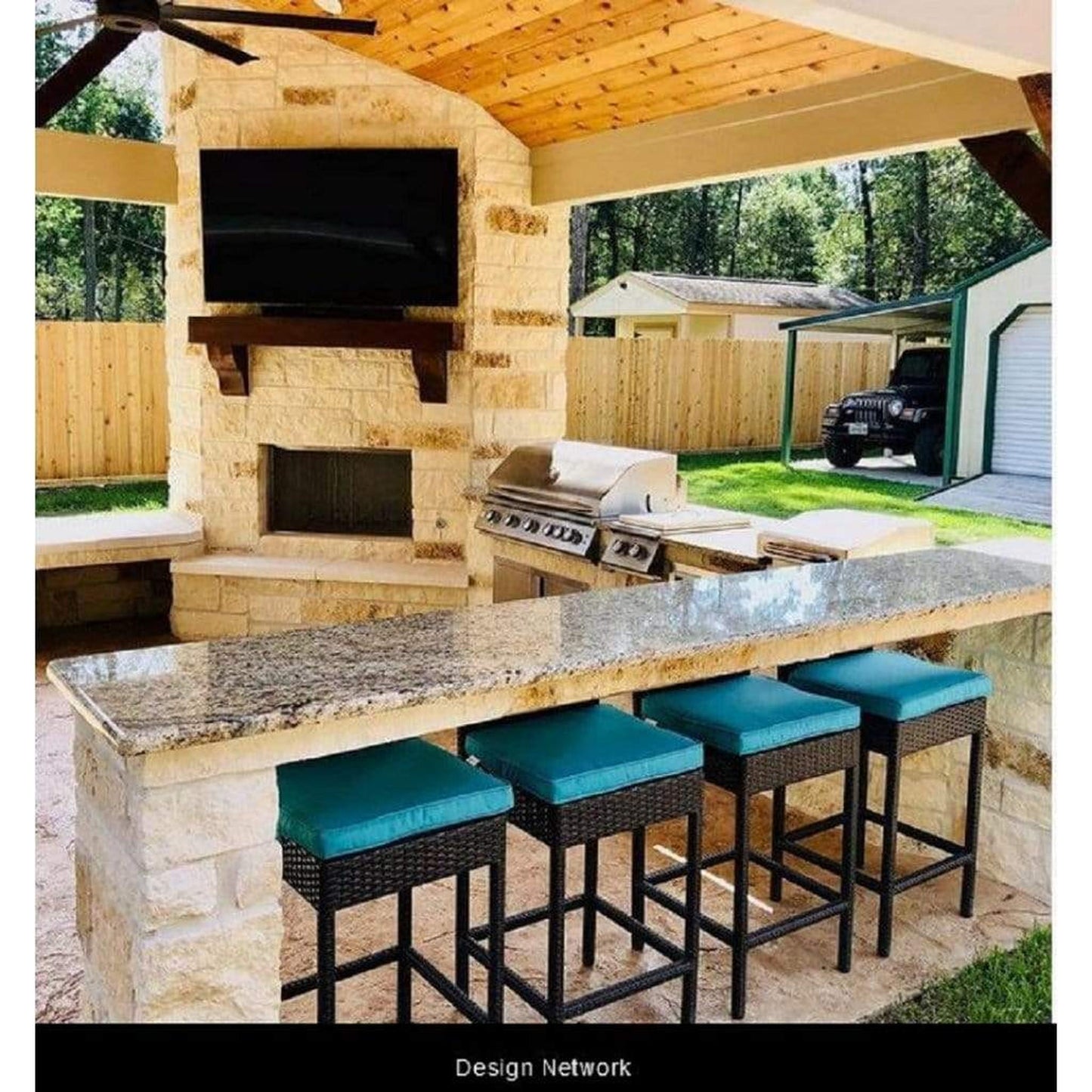 Renaissance Premier L Series 40" 6-Burner Built-In Natural Gas Grill With LED Lights