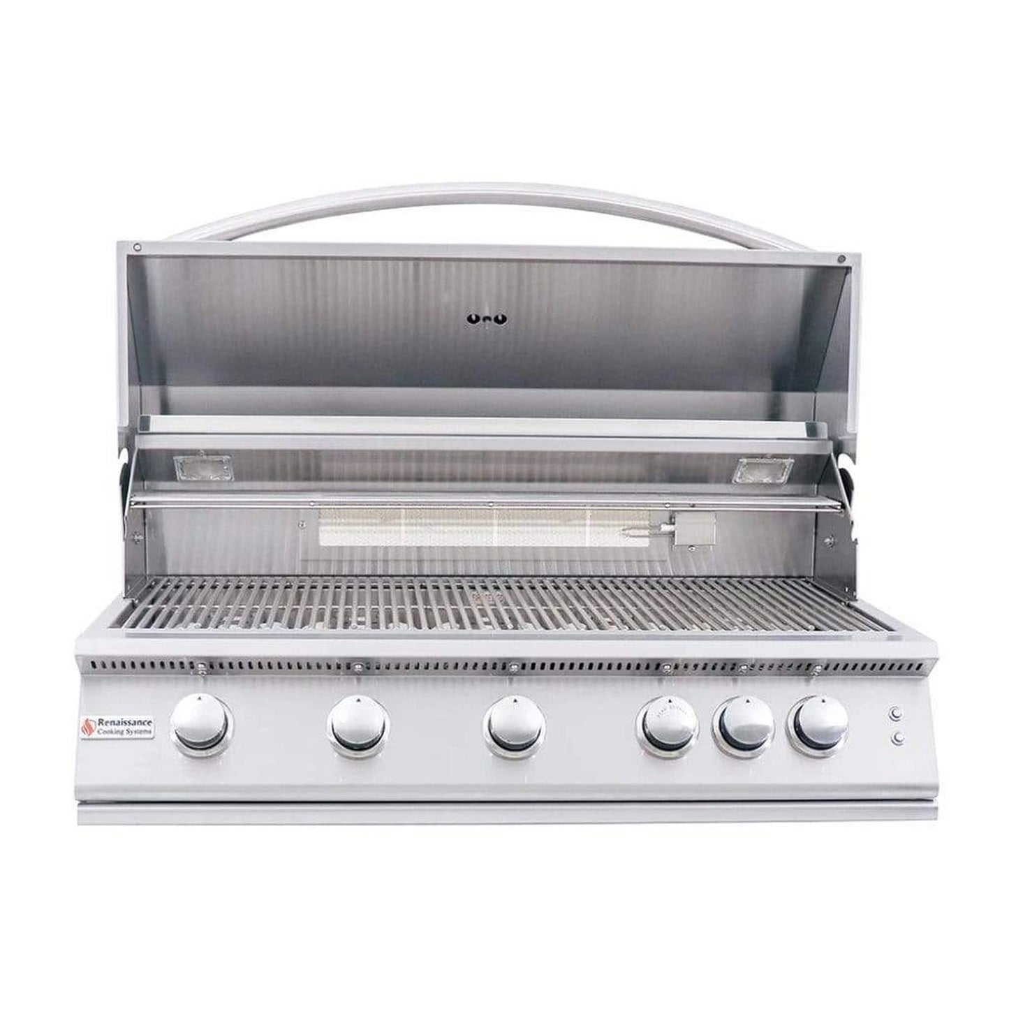 Renaissance Premier L Series 40" 6-Burner Built-In Natural Gas Grill With LED Lights