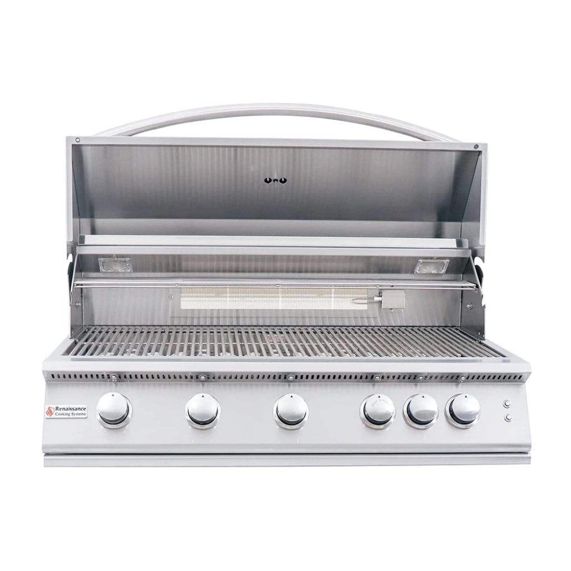 Renaissance Premier L Series 40" 6-Burner Built-In Natural Gas Grill With LED Lights
