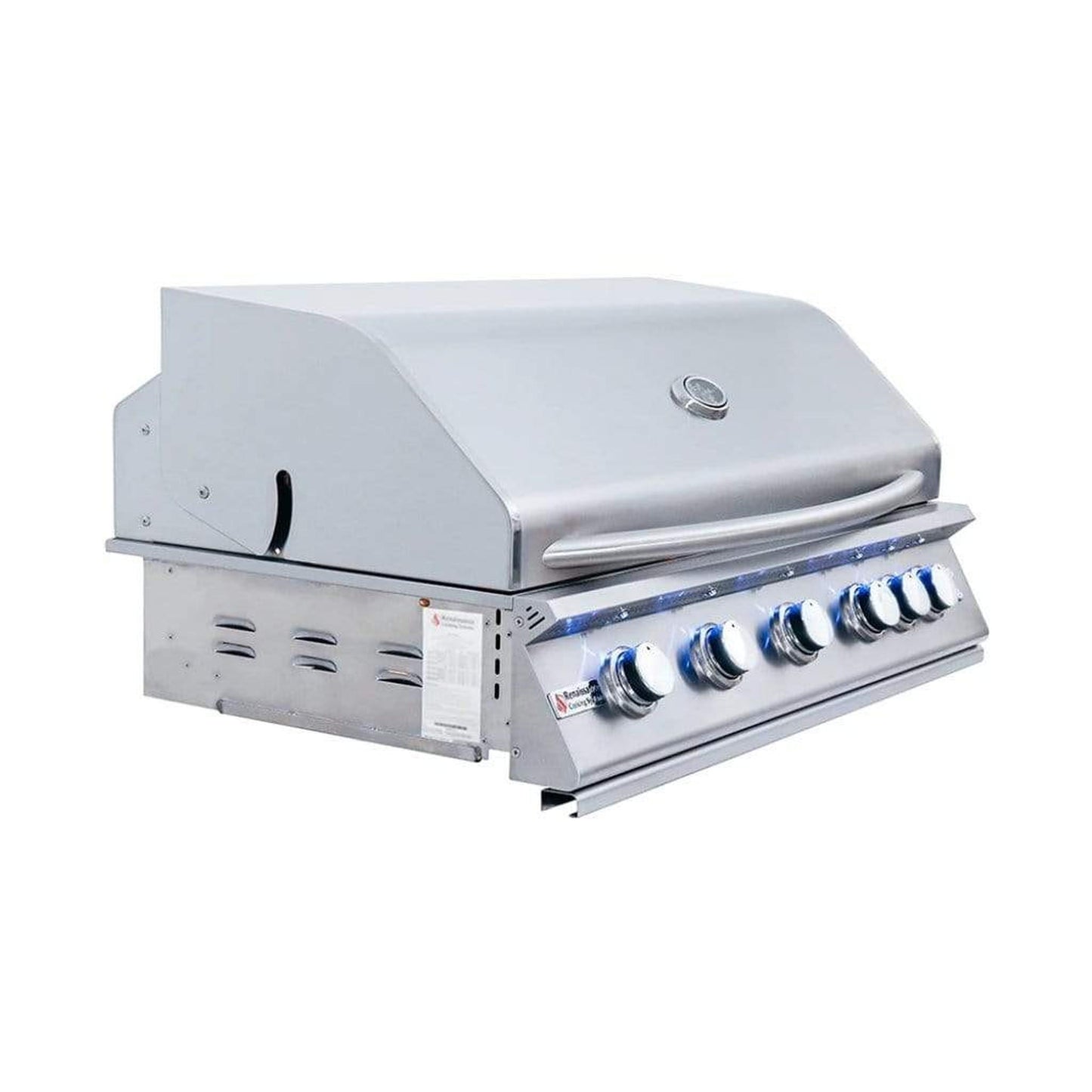 Renaissance Premier L Series 40" 6-Burner Built-In Natural Gas Grill With LED Lights