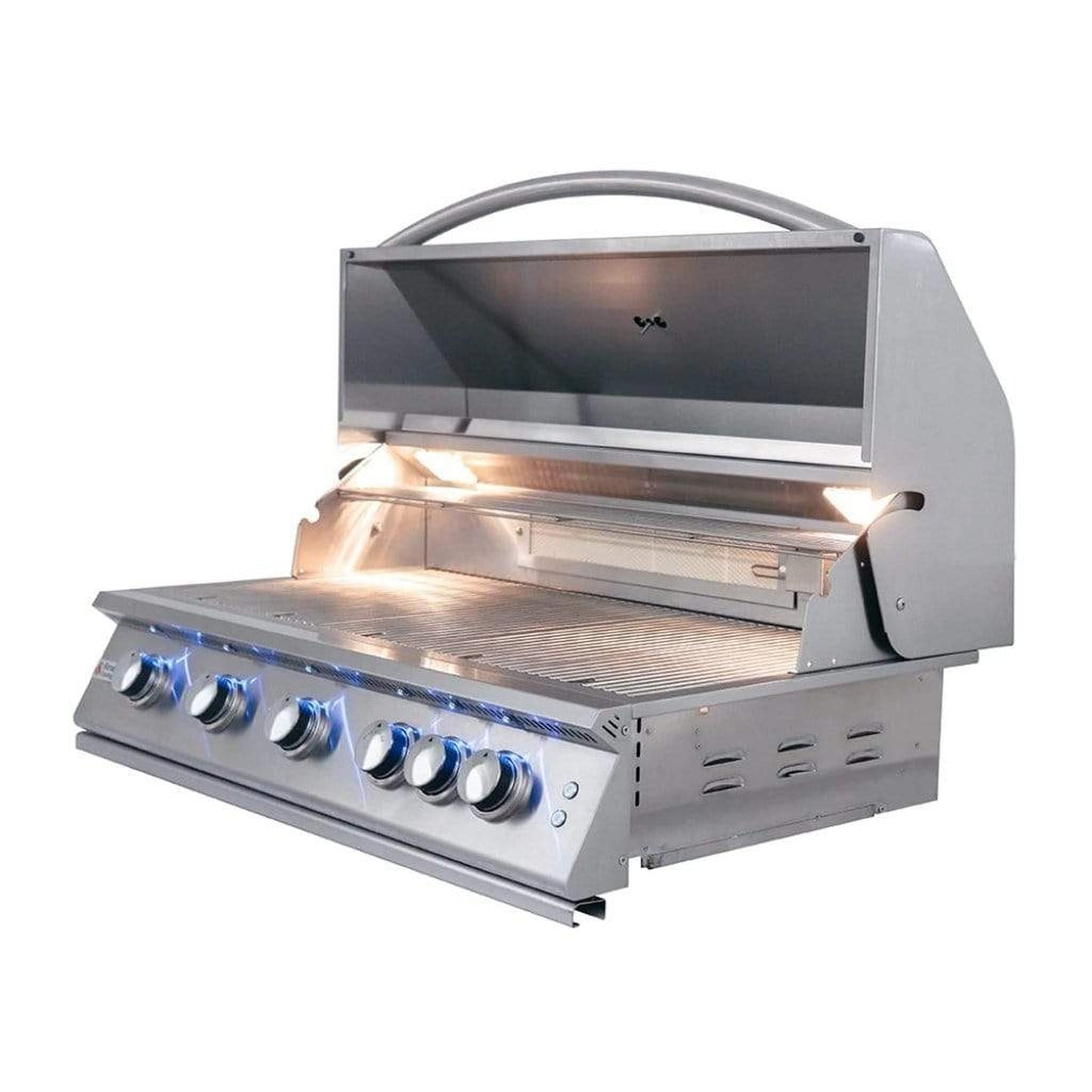 Renaissance Premier L Series 40" 6-Burner Built-In Natural Gas Grill With LED Lights