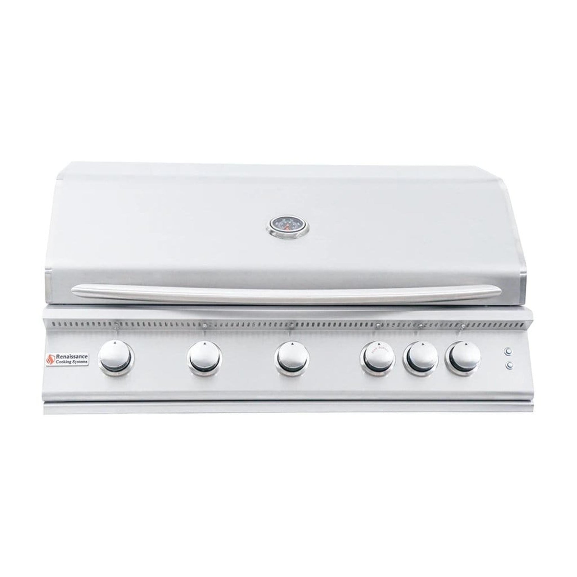 Renaissance Premier L Series 40" 6-Burner Built-In Natural Gas Grill With LED Lights