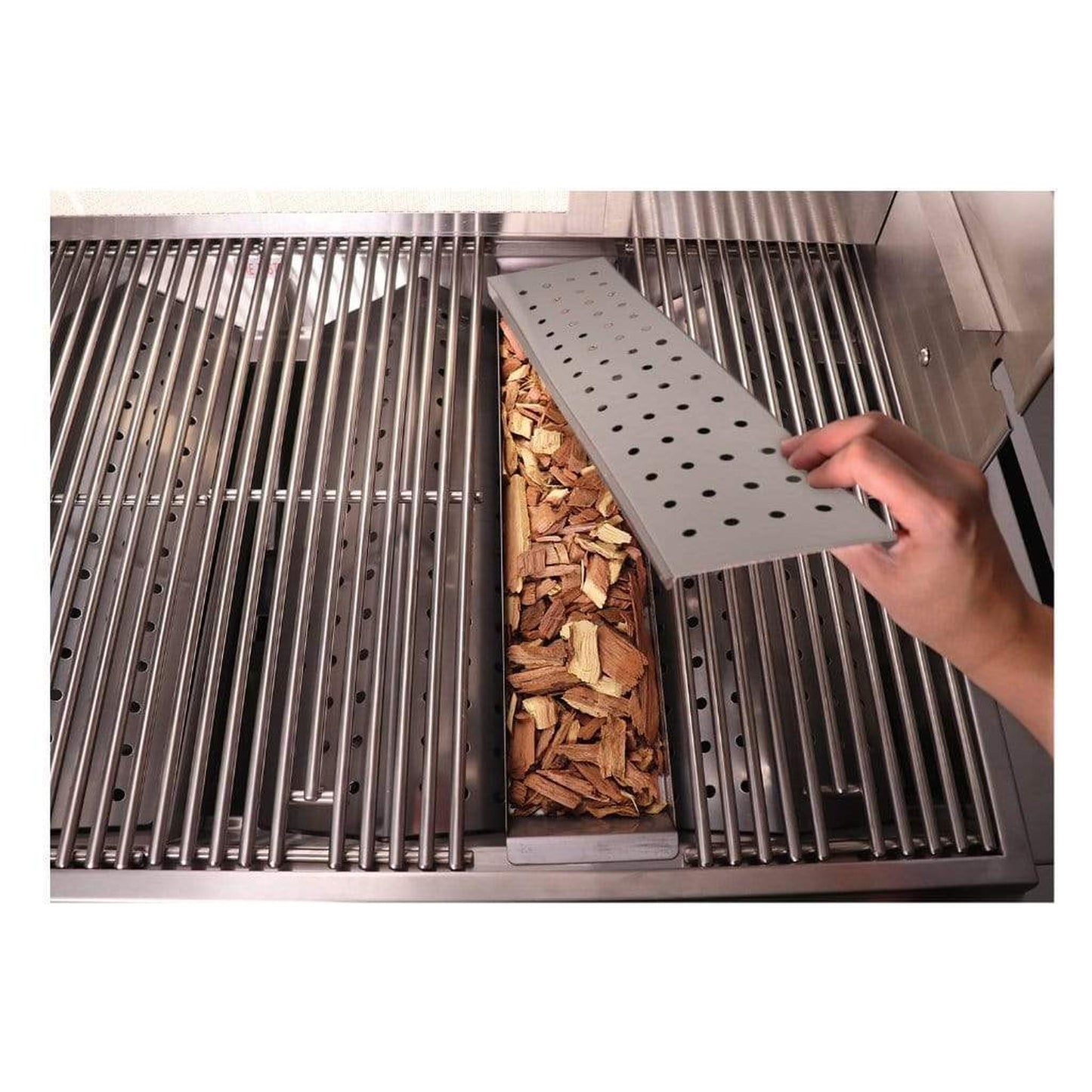Renaissance Stainless Smoker Tray for Cutlass Pro Series Gas Grills