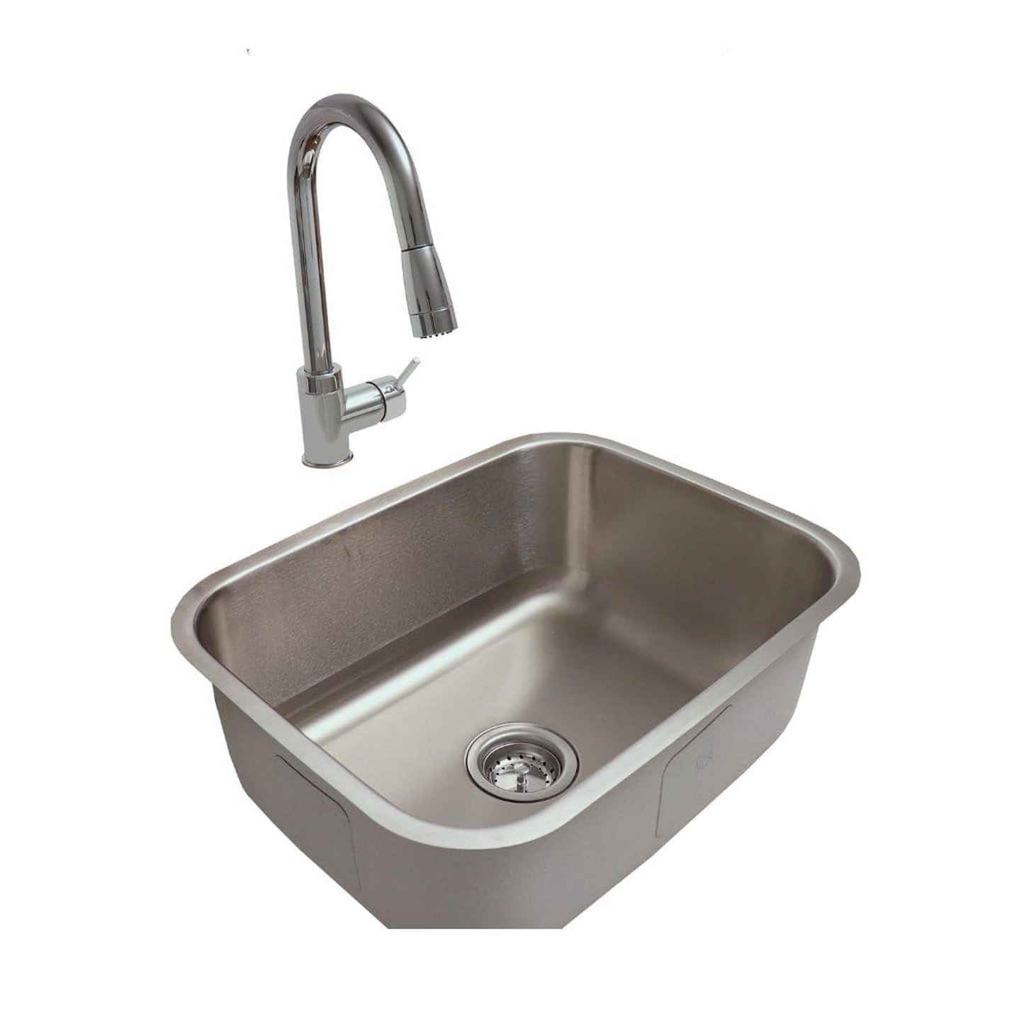 Renaissance Stainless Steel Undermount Sink & Faucet