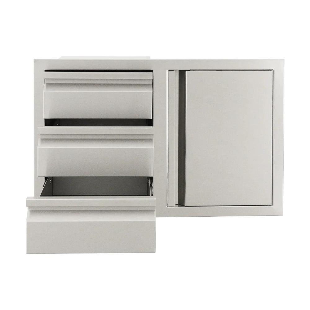 Renaissance Valiant Series 32” Triple Drawer With Single Door Combo