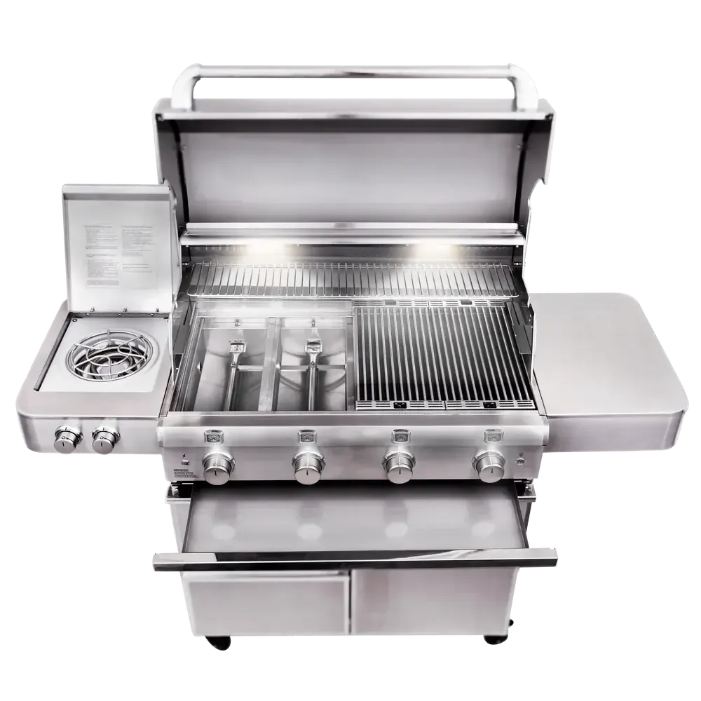 Saber Elite Series 4-Burner Freestanding Natural Gas Grill