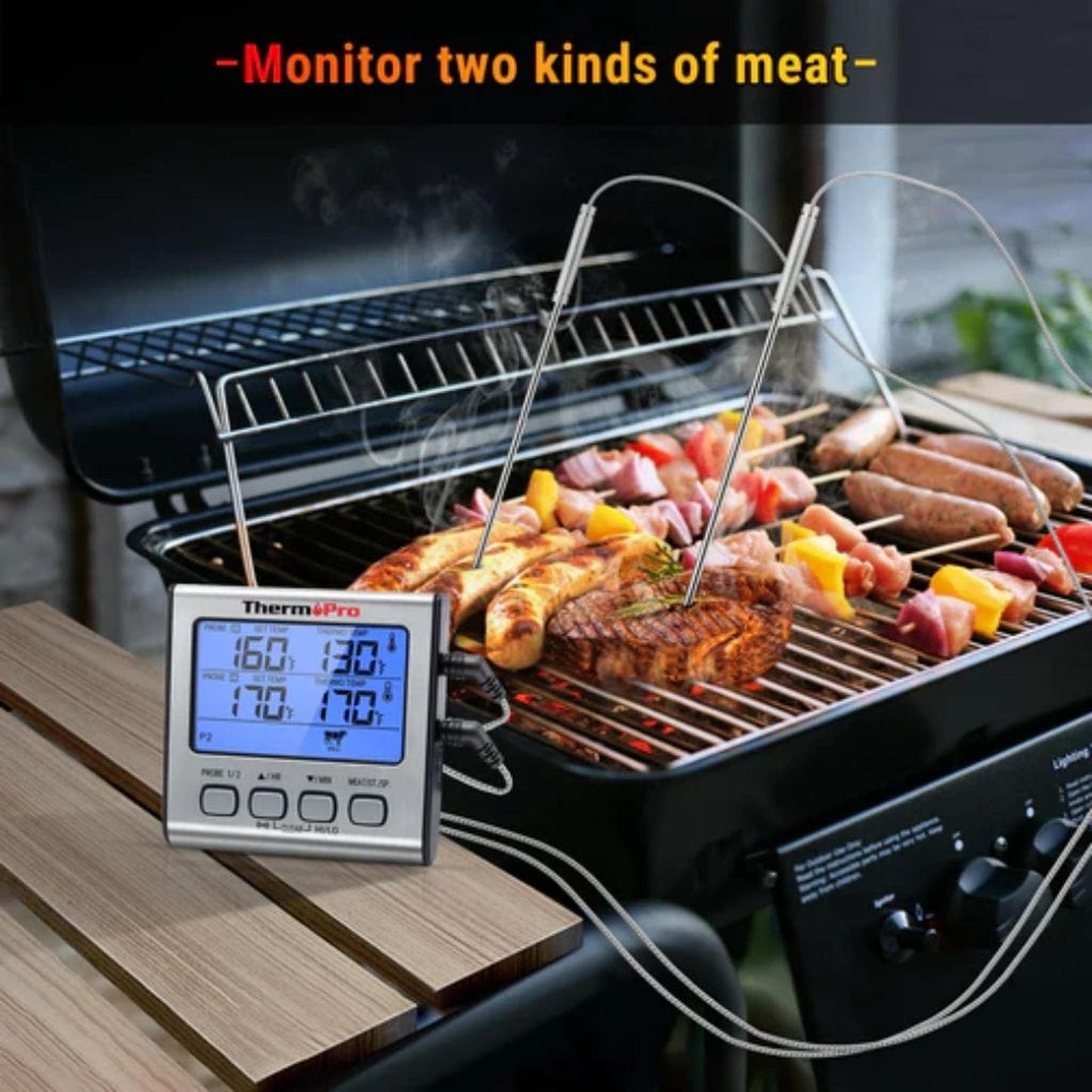 SmokinTex Dual Probe Thermometer