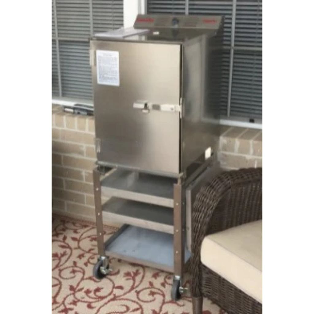 SmokinTex Stainless Steel Smoker Cart for Models 1100 and 1400