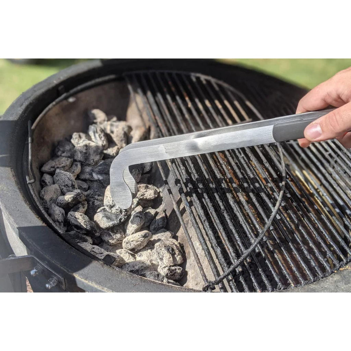 SnS Grills 17" Charcoal Cherry Picker w/ Rubber Handle