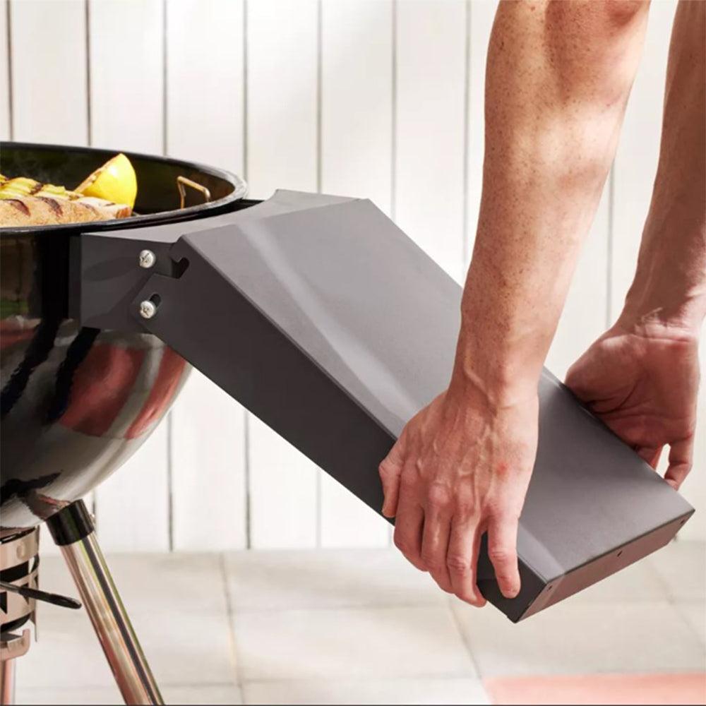 Sns Grills 22" Black Slow 'N Sear Kettle Charcoal Grill w/ Side Shelf