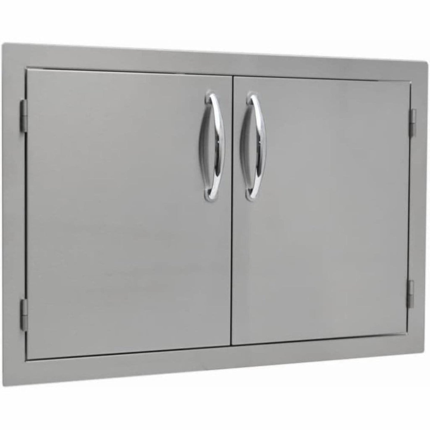 Sole Gourmet 26" x 20" Stainless Steel Flat Frame Double Door