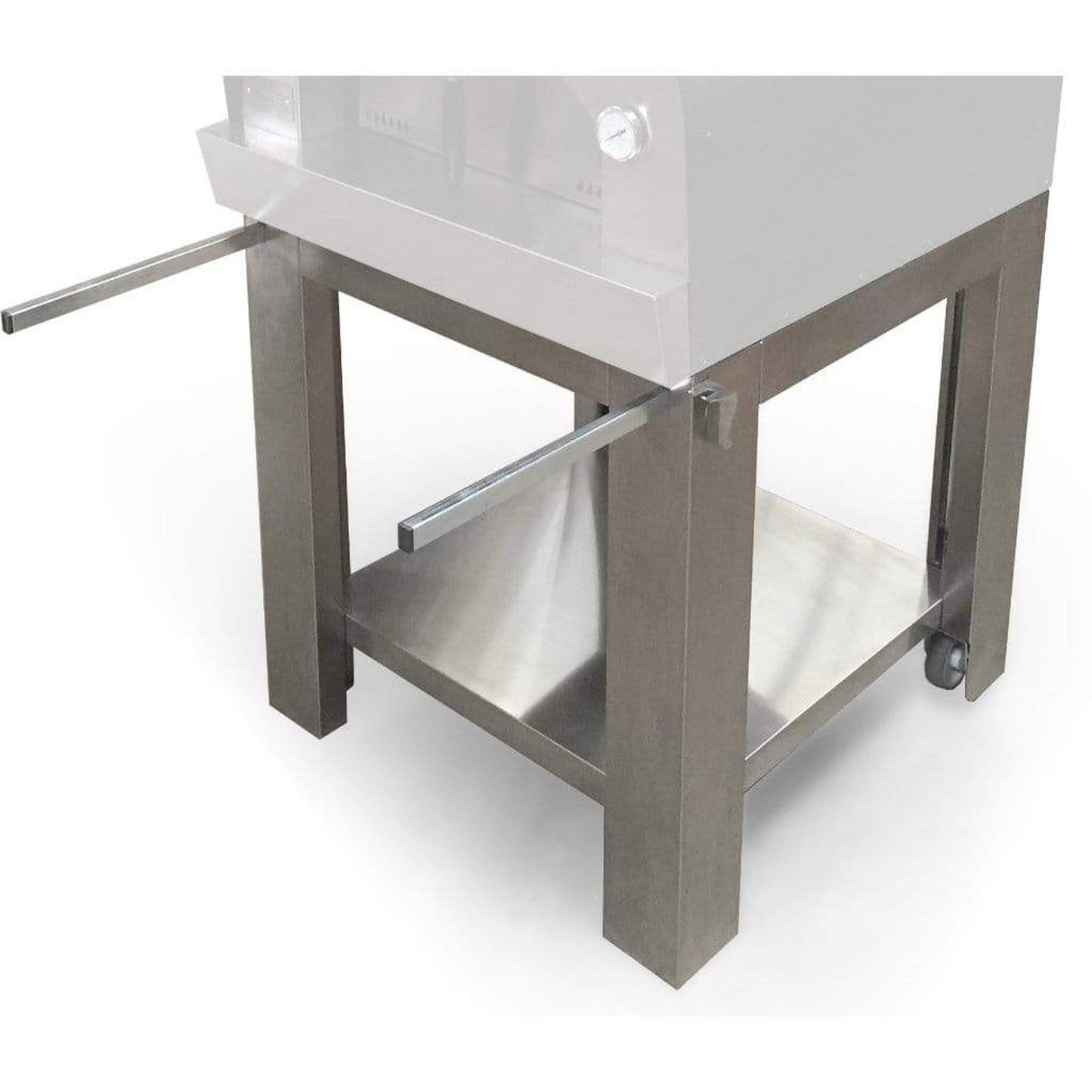 Sole Gourmet Cart for Italia Luigi 24" x 32" Wood-Fired Pizza Oven