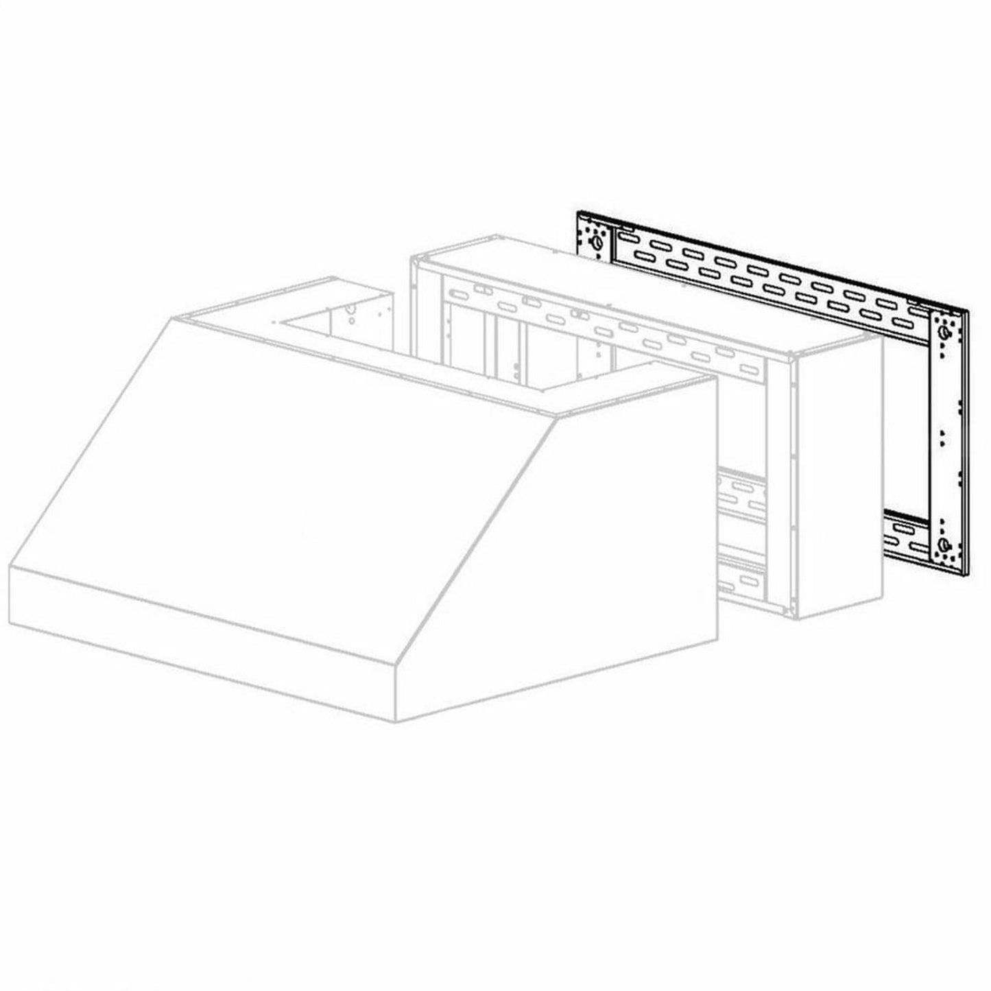 Summerset 1/2" Mounting Bracket for 36"/48"/60" Vent Hood