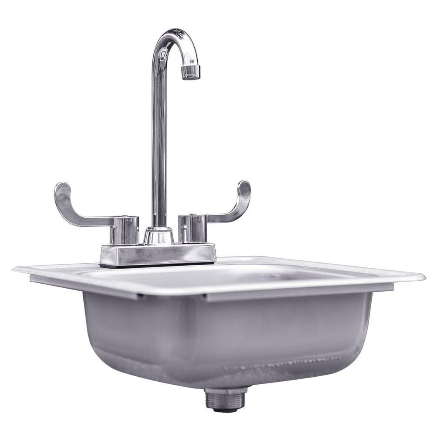 Summerset 15" Stainless Steel Drop-in Sink & Hot/Cold Faucet