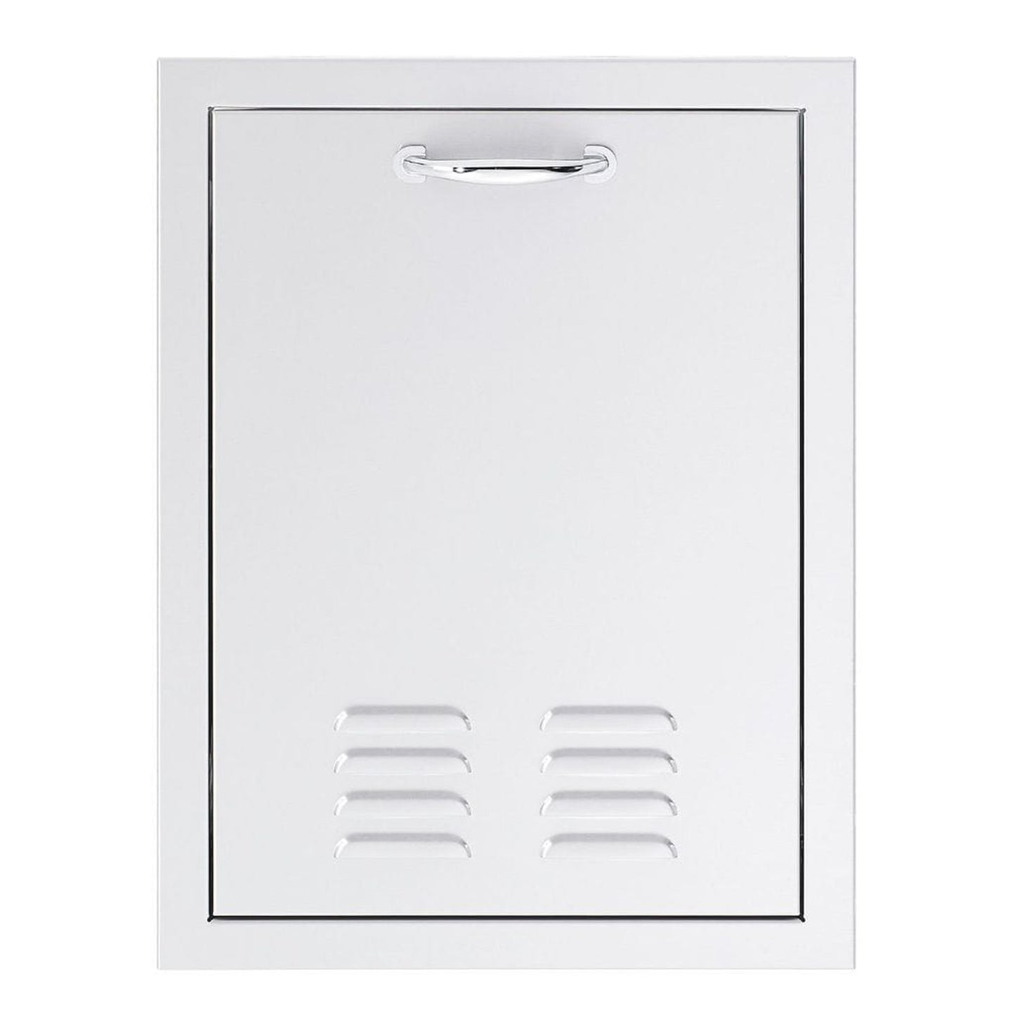 Summerset 20" Stainless Steel Trash or Propane Tank Pullout Drawer with Masonry Frame Return