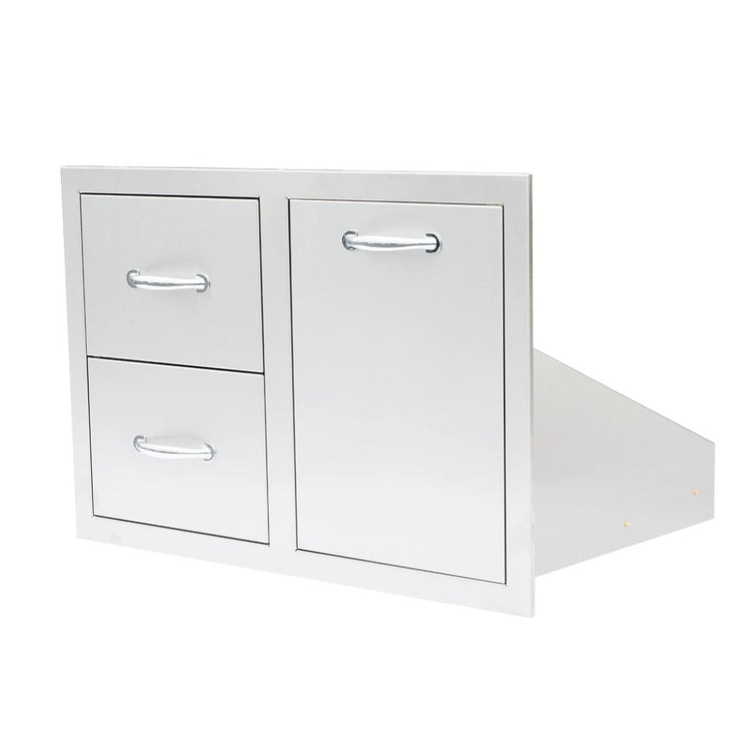 Summerset 33" Stainless Steel Double Drawer & Vented Propane Tank Pullout Drawer Combo