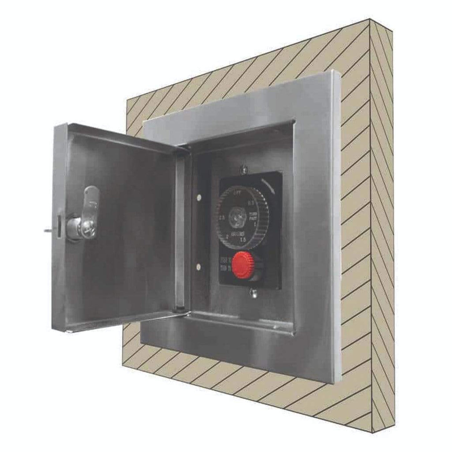 Summerset Locking Cabinet to house ESTOP Timer