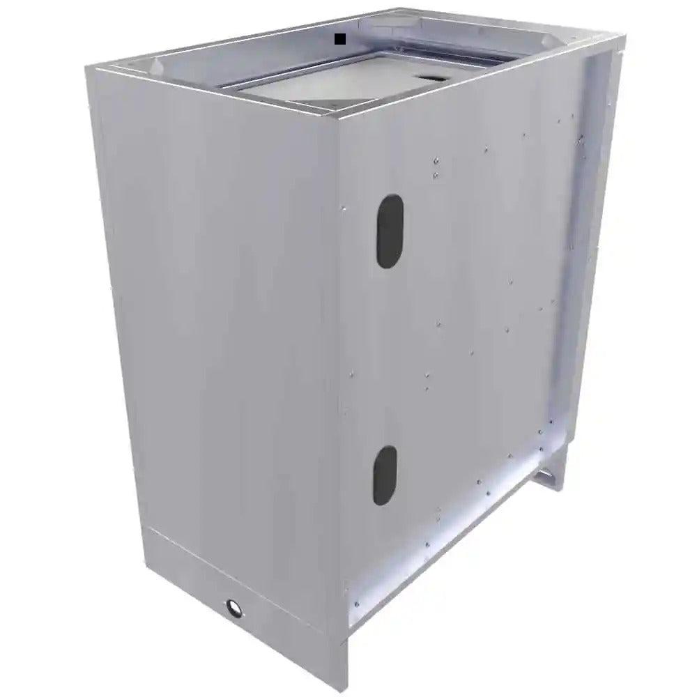 Sunstone 18" Stainless Steel Combo Paper Towel Holder/Cutlery Drawer & Insulated Ice Chest Dry Storage