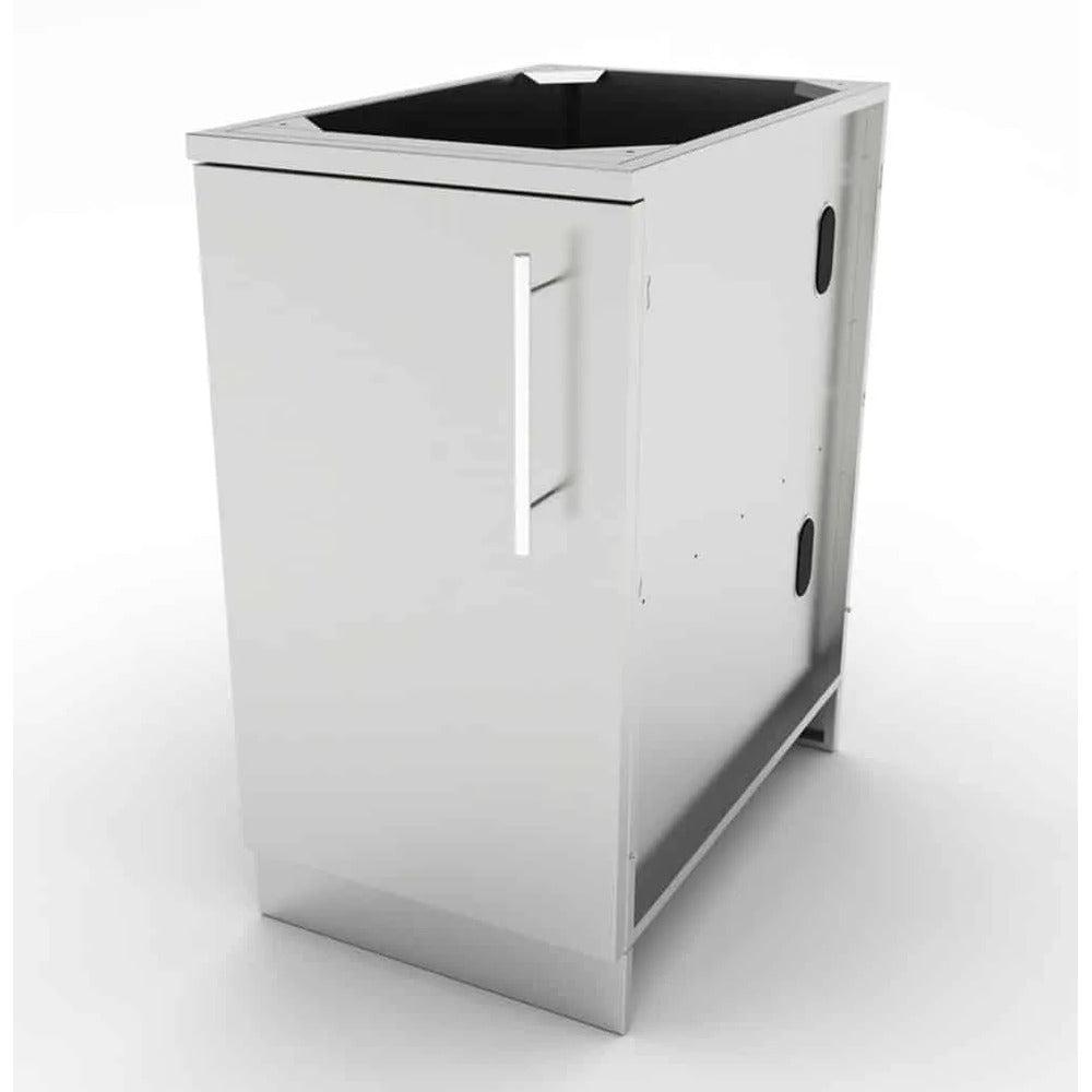 Sunstone 18" Stainless Steel Full Height Left Swing Door Cabinet w/Shelf