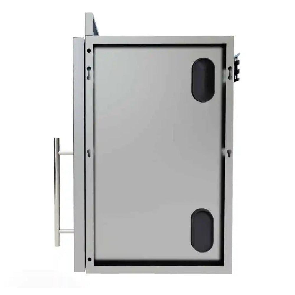Sunstone 18" Stainless Steel Upper Wall Left Swing Door Cabinet