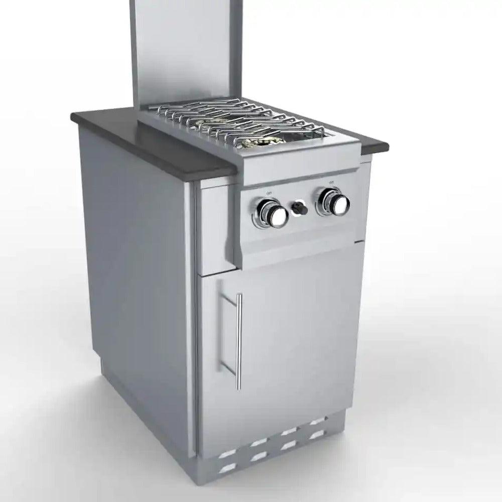 Sunstone 20" Stainless Steel Appliance Cabinet w/Right Swing Door