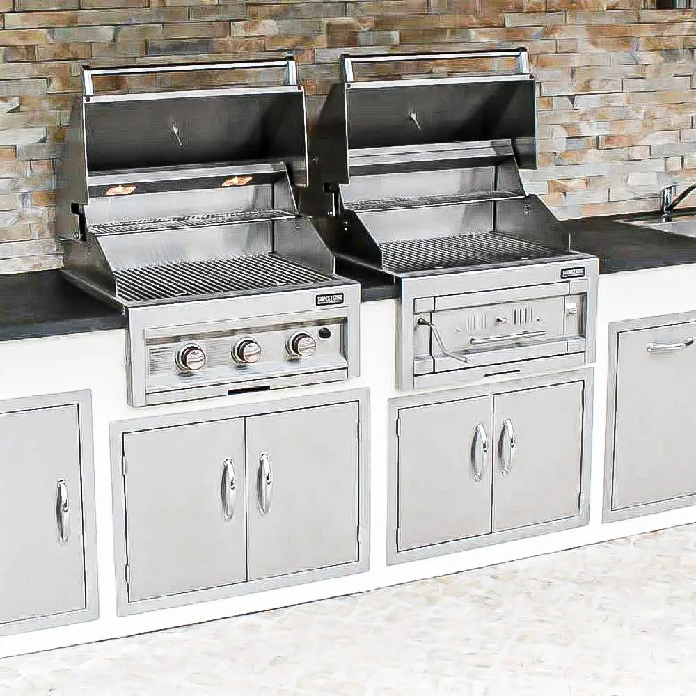 Sunstone 28" Stainless Steel Single Zone Charcoal Grill