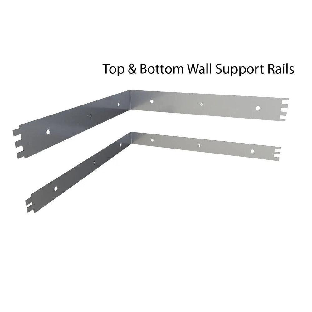 Sunstone 3" x 3" 90 Degree Stainless Steel Corner Spacer Panel for Full Height Wall Cabinet Front