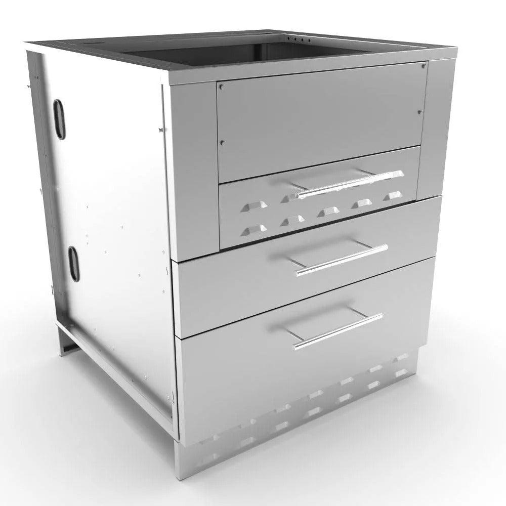 Sunstone 30" Kamado Hybrid Grill Base Cabinet
