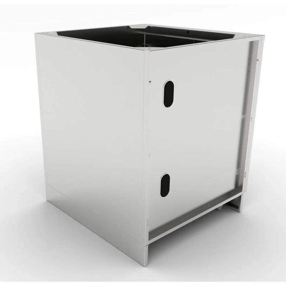 Sunstone 30" Stainless Steel Full Height Double Door Base Cabinet w/Two Shelves & Door Pockets