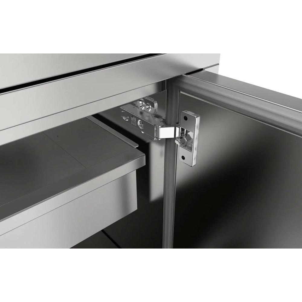 Sunstone 30" Stainless Steel Weather Sealed Dry Storage Pantry with Multi-Drawers and Shelves