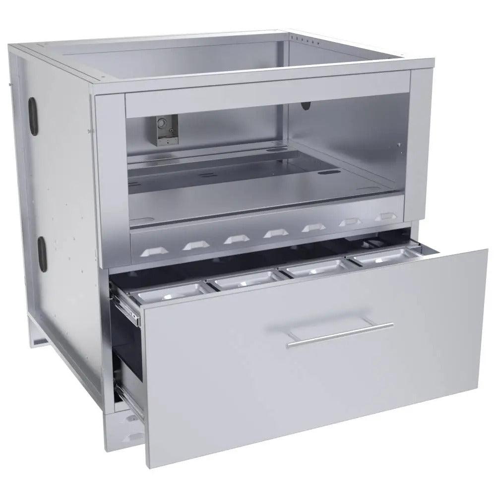 Sunstone 34" Stainless Steel Single Warming Drawer Cabinet