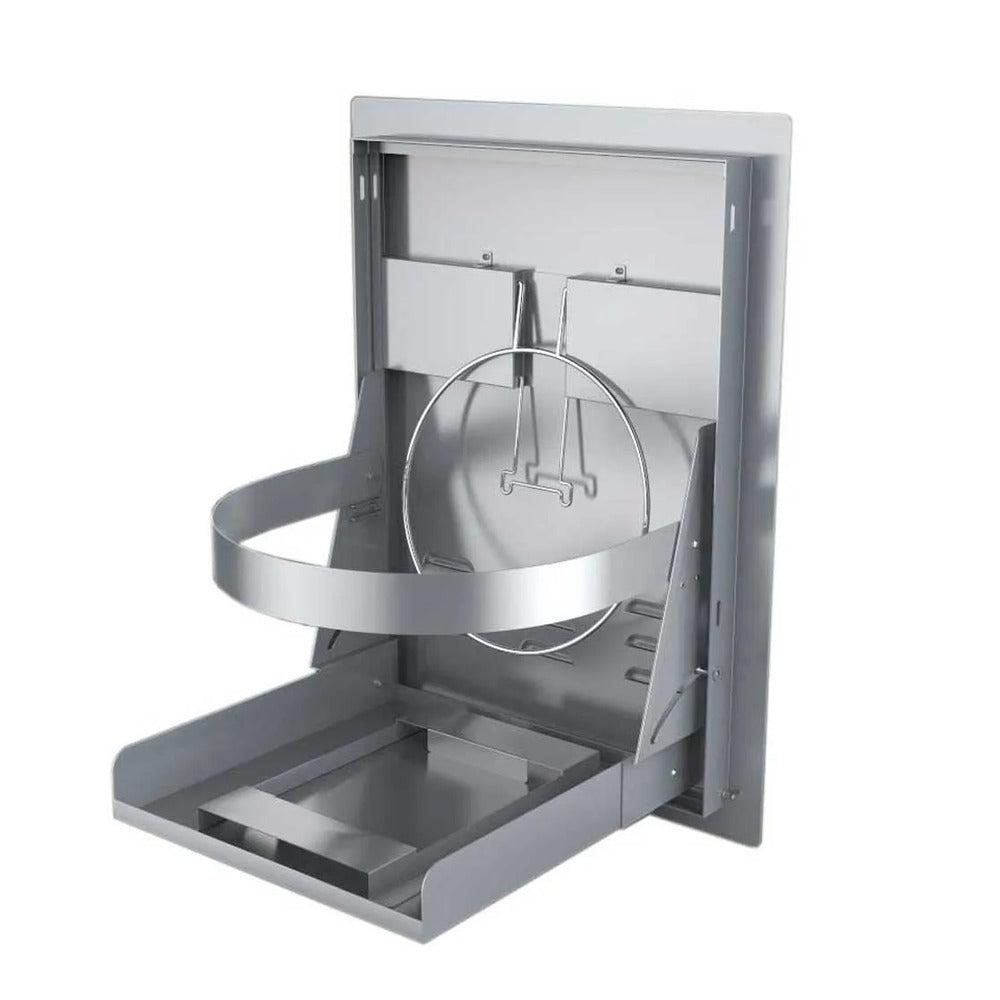 Sunstone Classic Series 20" Stainless Steel Tank Tray Swivel Action Door Combo