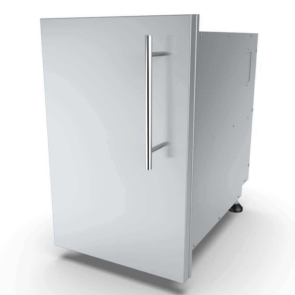 Sunstone Designer Series 15" Stainless Steel Right Swing Door Dry Storage Pantry