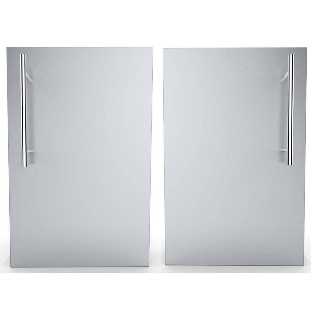 Sunstone Designer Series 15" Stainless Steel Single Door with Shelf Right Swing