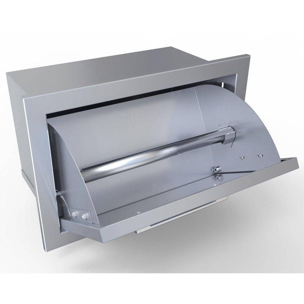 Sunstone Signature Series 17" Stainless Steel Beveled Frame Swivel Paper Towel Holder