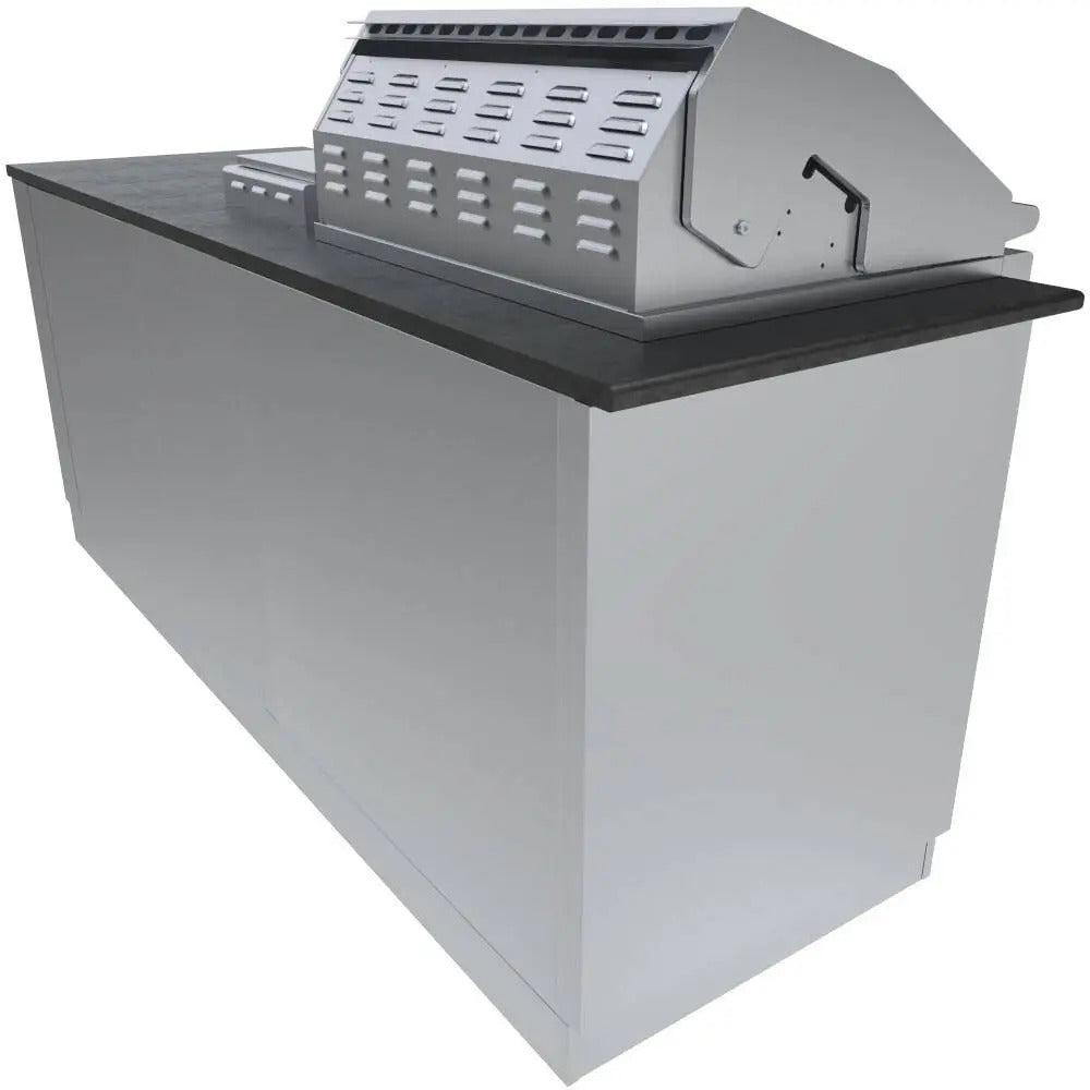 Sunstone Tango 7ft Stainless Steel Outdoor Cabinet Island Grillers Package