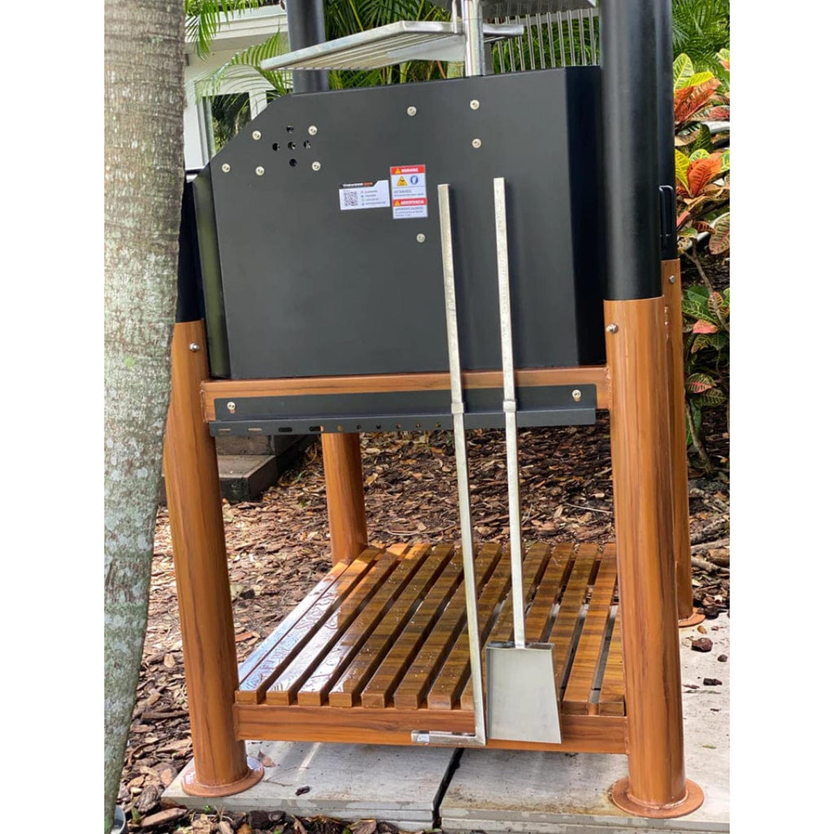 Tagwood BBQ 35" Stainless Steel Shovel & Coal Rake