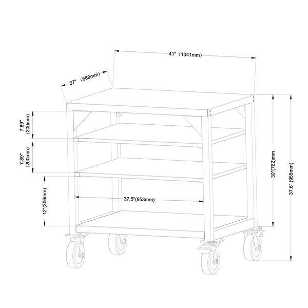 Tagwood BBQ PRO Line Stainless Steel Working Table