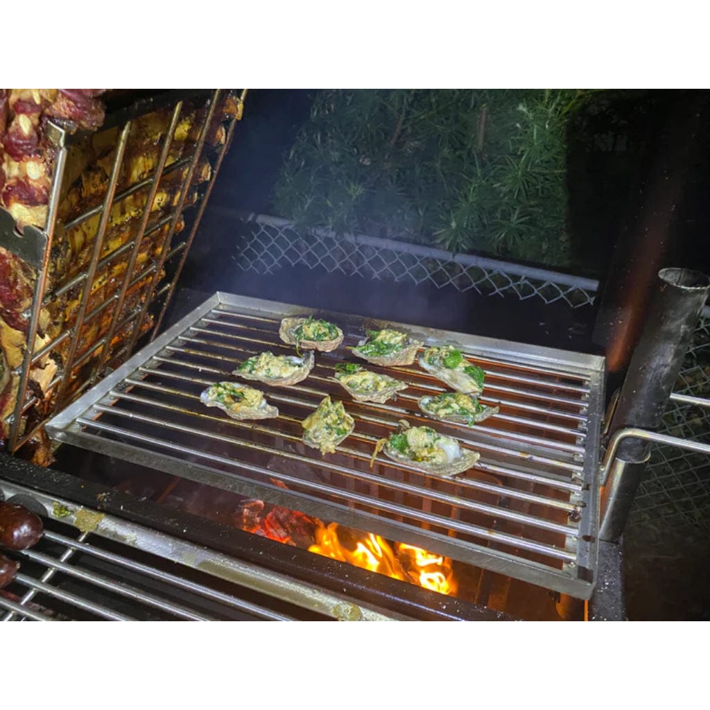 Tagwood BBQ Stainless Steel Height Adjustable Secondary Grate