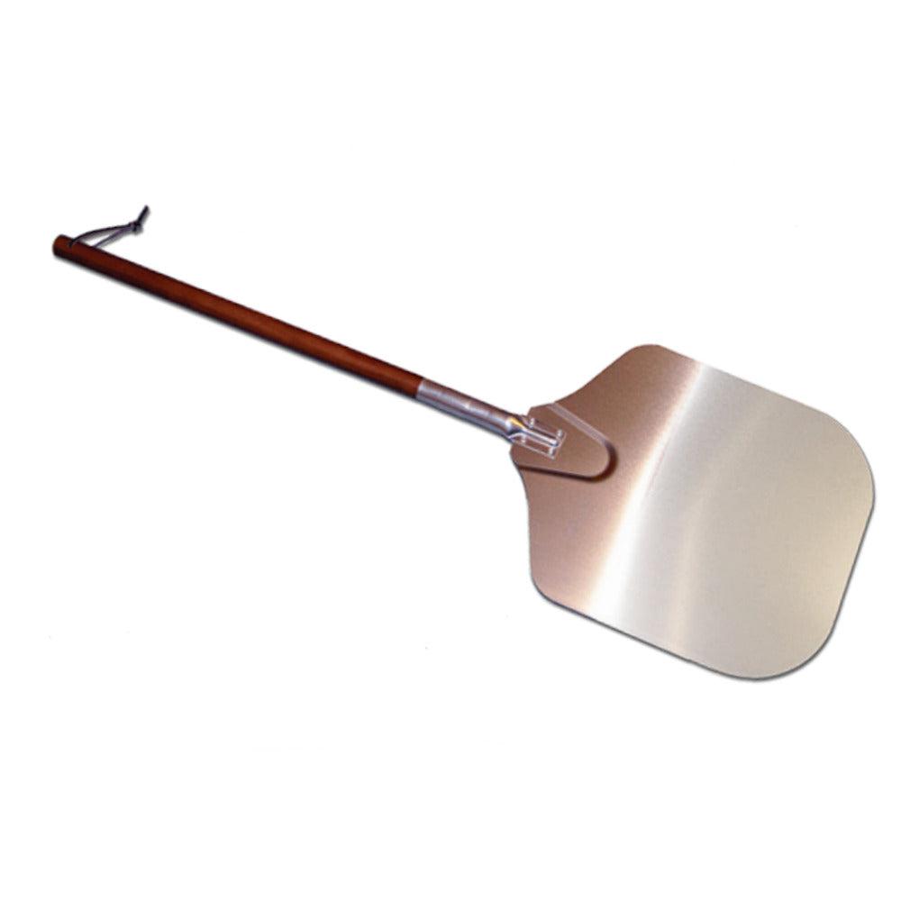 Tuscan Chef 35" Aluminum Pizza Peel/Paddle with Red Hardwood Handle