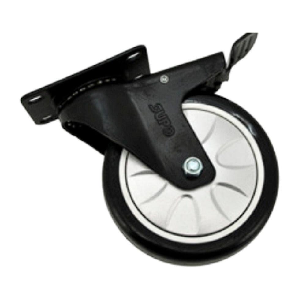 Tuscan Chef 5" Heavy-Duty Swivel Caster Wheel with Lock for Cart Model D1