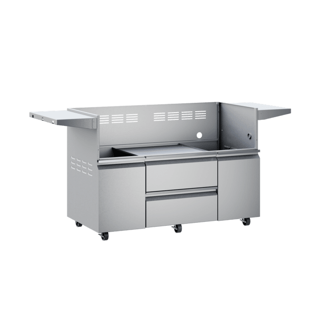 Twin Eagles 54" Stainless Steel Gas Grill Base with Storage Drawers