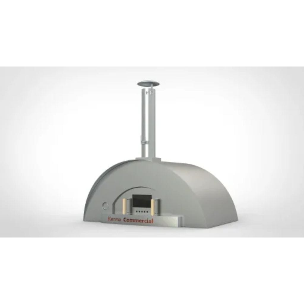 WPPO 55" Stainless Steel Karma Series Commercial Grade Wood Fired Outdoor Pizza Oven
