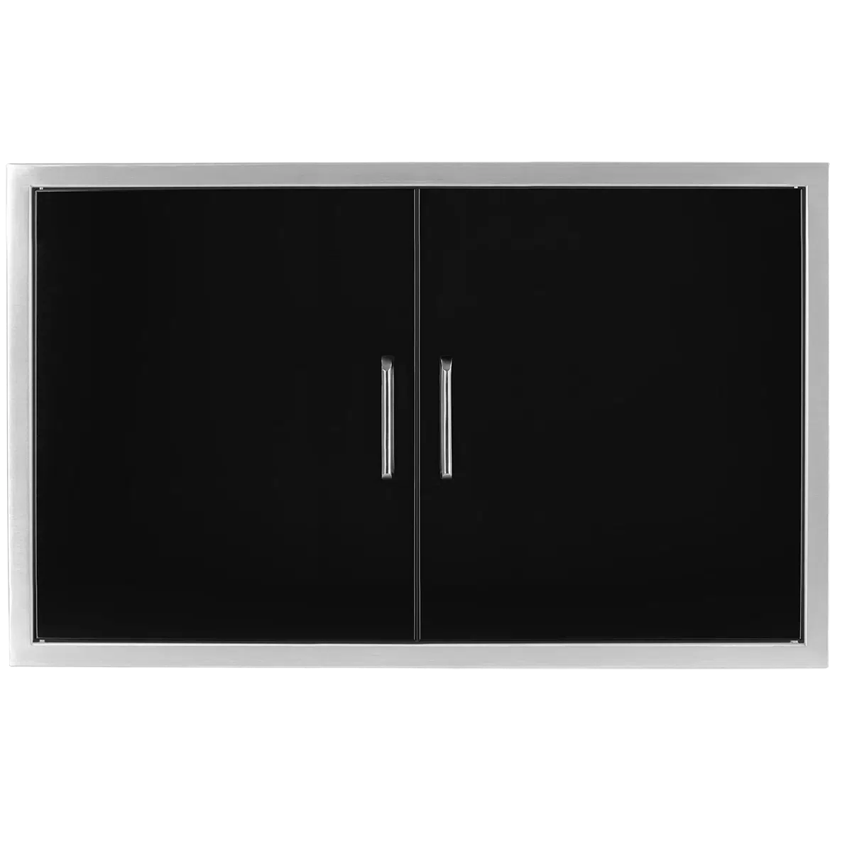 Wildfire 38" x 21" Black 304 Stainless Steel Double Door