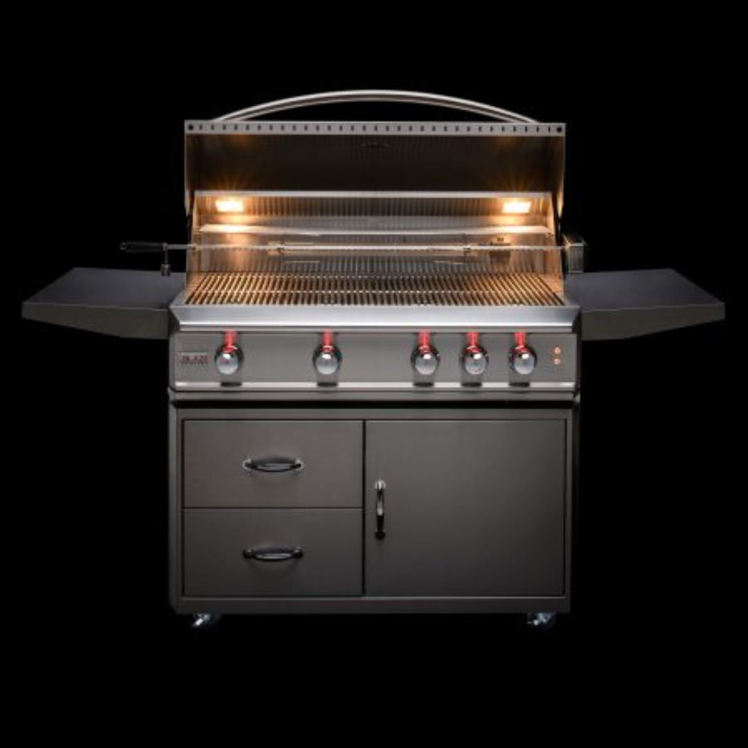 Blaze Professional LUX Grill on a black background