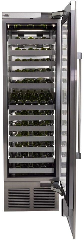 Perlick 24" Built-In Single-Zone Wine Column With Right Hinge